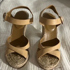 Joie leather espadrille wedges size 38 (8)